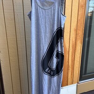 G-STAR grey sleeveless dress w the black G displayed size XS